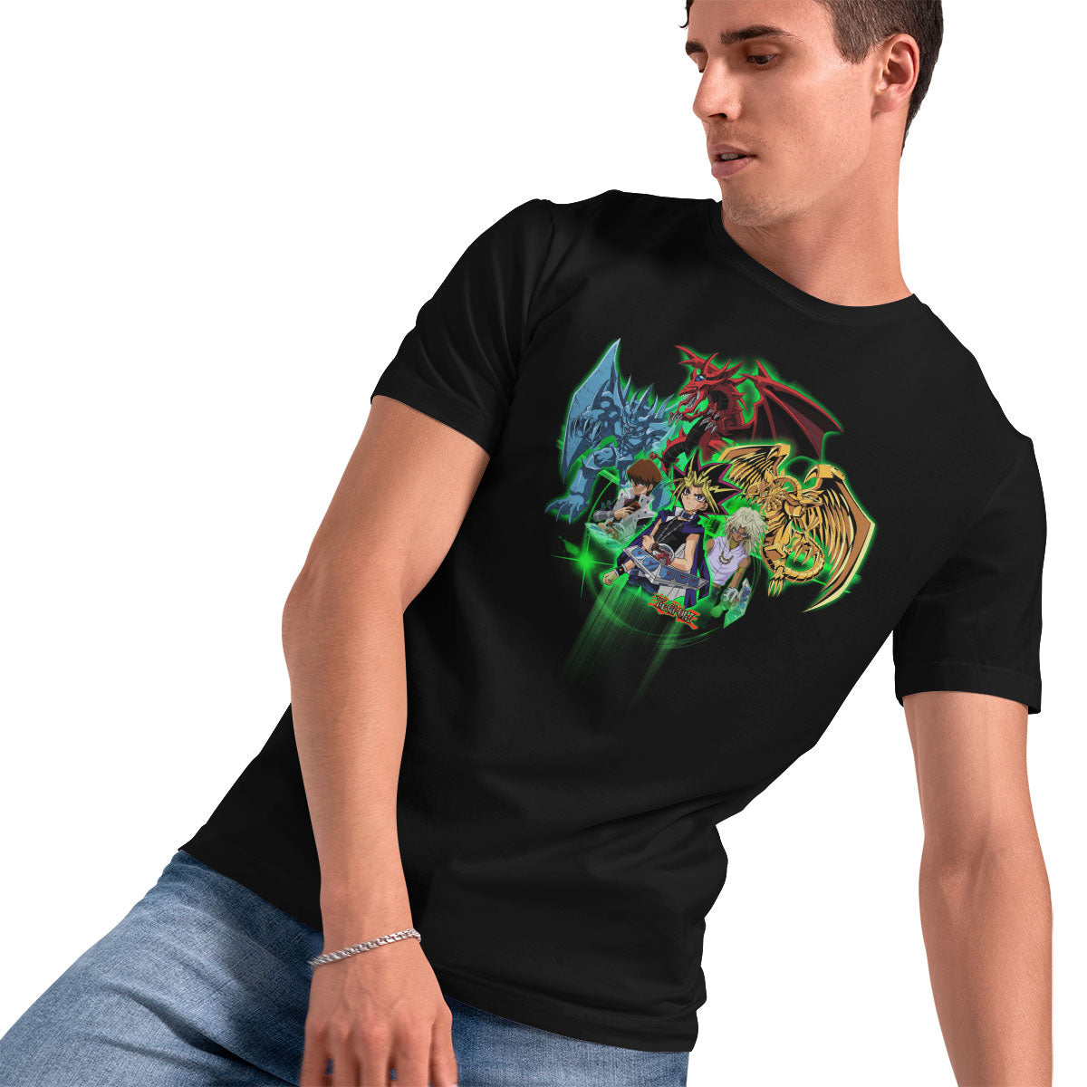 Yu-Gi-Oh! - Glow Mens T-Shirt