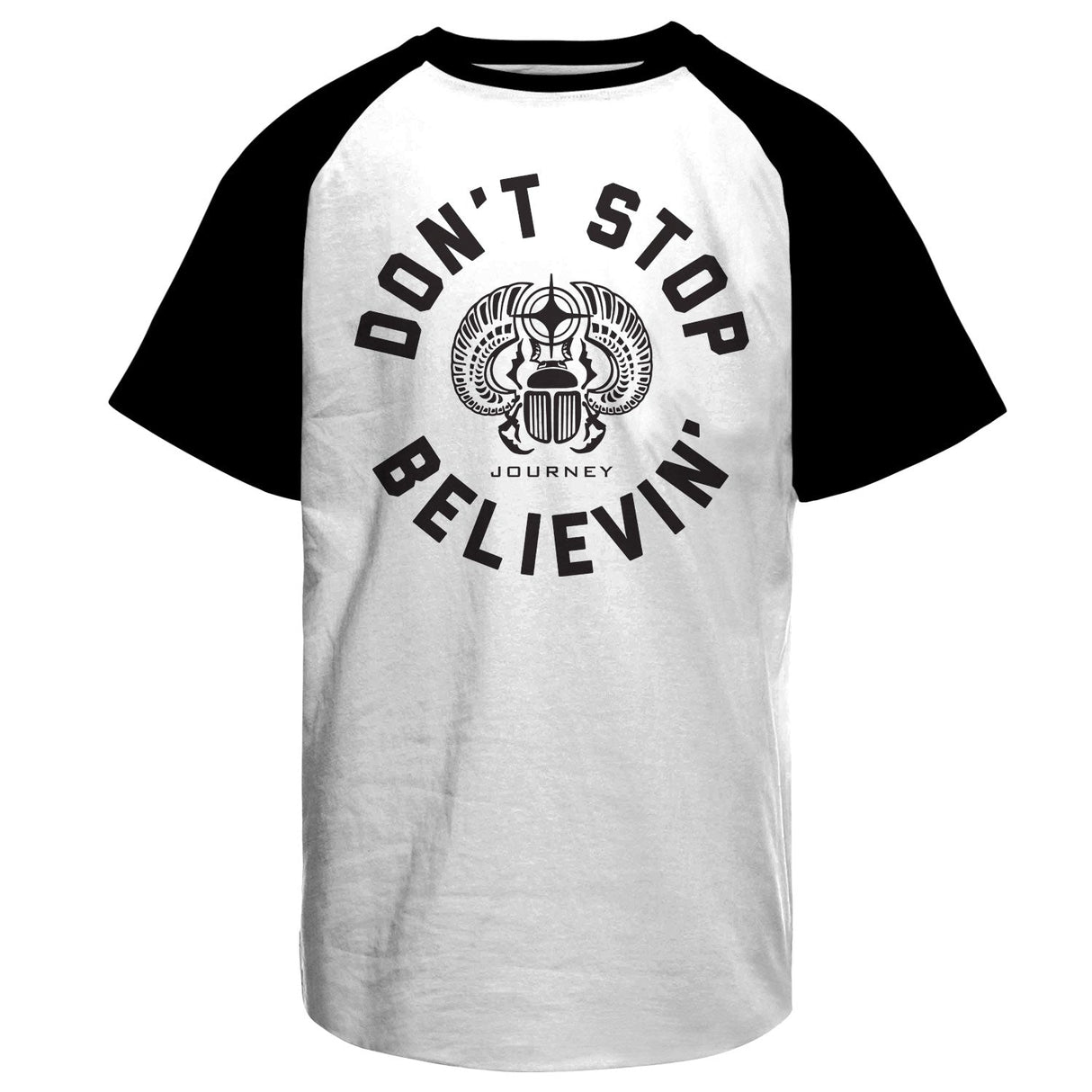 Journey - Don't Stop Believin' Circle Baseball Mens T-Shirt