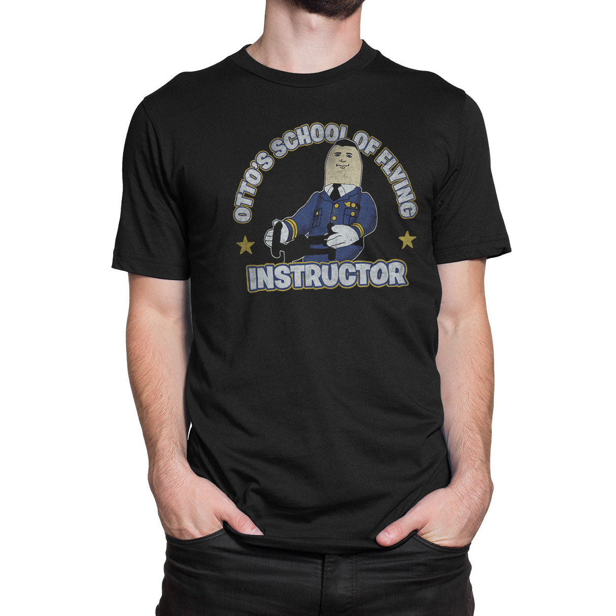 Airplane! - Otto's School Of Flying Mens T-Shirt