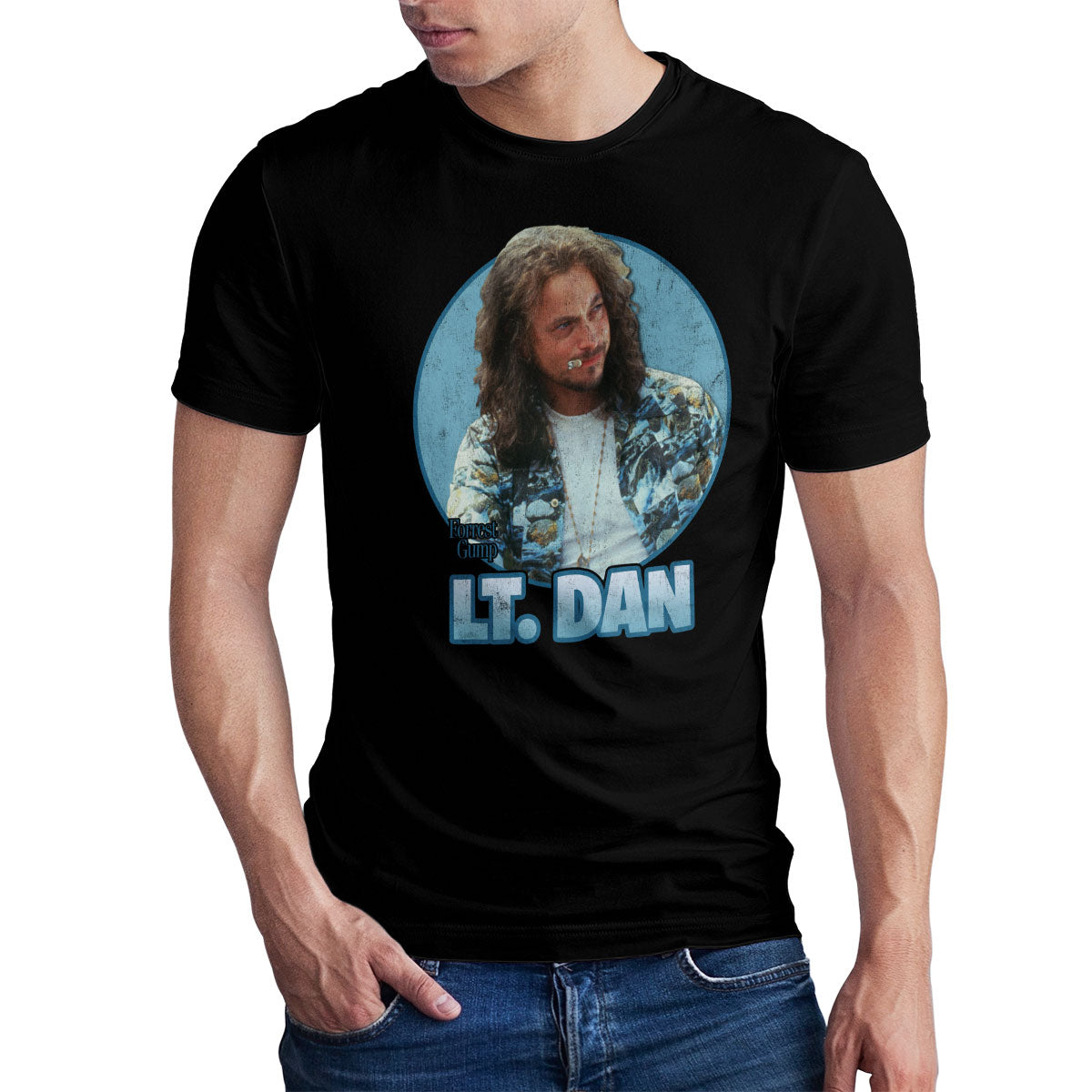 Forrest Gump - Lt. DAN Mens T-Shirt