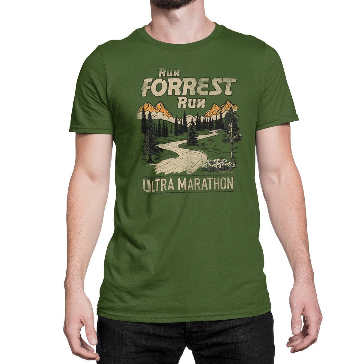 Forrest Gump - Run Forrest Run - Ultra Marathon Mens T-Shirt
