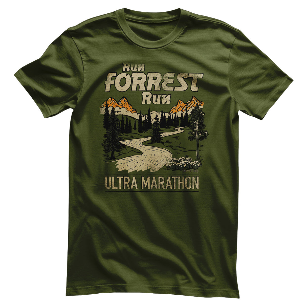 Forrest Gump - Run Forrest Run - Ultra Marathon Mens T-Shirt