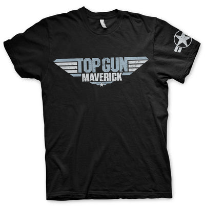 Top Gun: Maverick - Top Gun Maverick Distressed Logo Mens T-Shirt