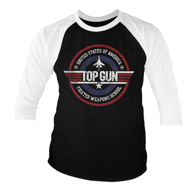 Top Gun - Fighter Weapons School Baseball Long Sleeve T-Shirt