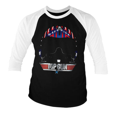 Top Gun - Maverick Helmet Baseball 3/4 Sleeve T-Shirt