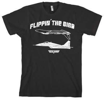 Top Gun - Flippin' The Bird Mens T-Shirt