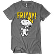 Peanuts - Snoopy - Friyay! Mens T-Shirt featuring the Friyay! Mens T-Shirt design