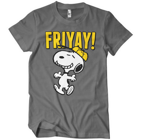 Peanuts - Snoopy - Friyay! Mens T-Shirt featuring the Friyay! Mens T-Shirt design