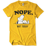Peanuts - Nope. Not Today Mens T-Shirt