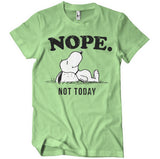 Peanuts - Nope. Not Today Mens T-Shirt