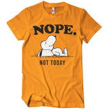 Peanuts - Nope. Not Today Mens T-Shirt
