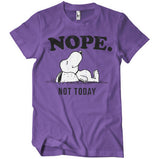 Peanuts - Nope. Not Today Mens T-Shirt