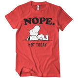 Peanuts - Nope. Not Today Mens T-Shirt