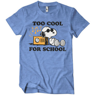 Peanuts - Snoopy - Too Cool For School Mens T-Shirt