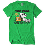 Peanuts - Snoopy - Too Cool For School Mens T-Shirt