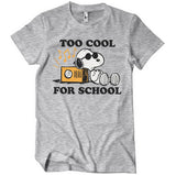 Peanuts - Snoopy - Too Cool For School Mens T-Shirt