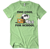 Peanuts - Snoopy - Too Cool For School Mens T-Shirt