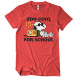 Peanuts - Snoopy - Too Cool For School Mens T-Shirt