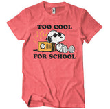 Peanuts - Snoopy - Too Cool For School Mens T-Shirt
