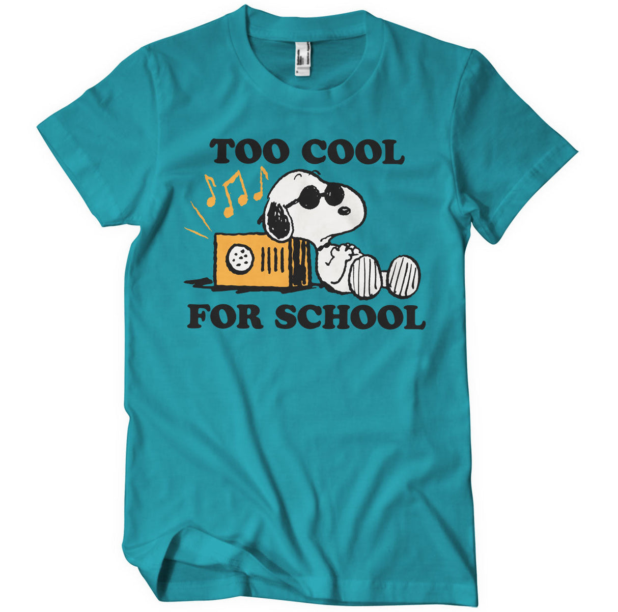Peanuts - Snoopy - Too Cool For School Mens T-Shirt