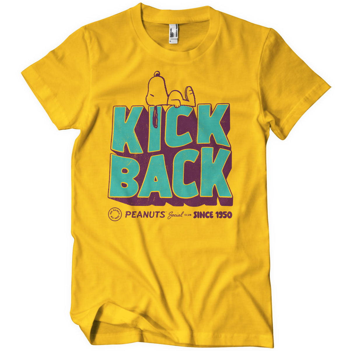 Peanuts - Kick Back Social Club Mens T-Shirt featuring the Kick Back Social Club Mens T-Shirt design