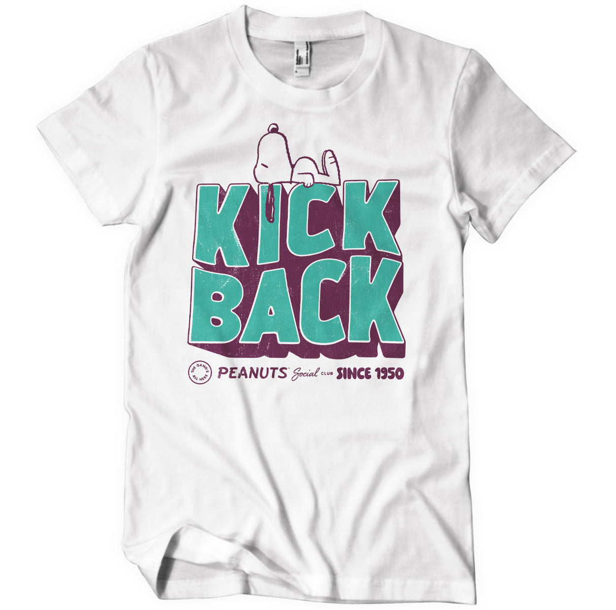 Peanuts - Kick Back Social Club Mens T-Shirt