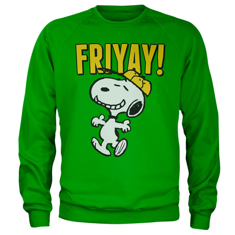 Peanuts - Snoopy - Friyay! Sweatshirt featuring the Friyay! Sweatshirt design