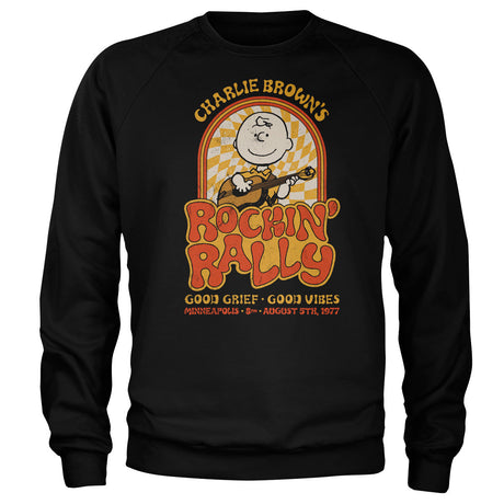 Peanuts - Charlie Browns Rockin Rally Sweatshirt featuring the Charlie Browns Rockin Rally Sweatshirt design
