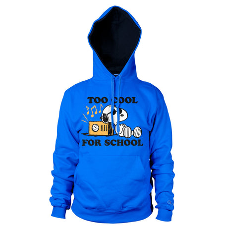 Peanuts - Snoopy - Too Cool For School Hoodie featuring the Too Cool For School Hoodie design