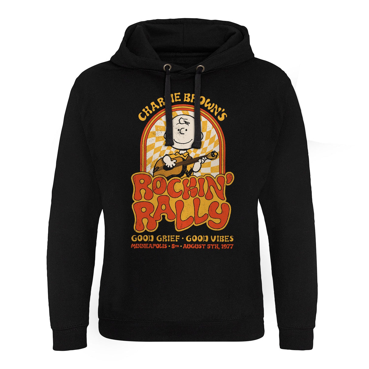 Peanuts - Charlie Browns Rockin Rally Epic Hoodie featuring the Charlie Browns Rockin Rally Epic Hoodie design