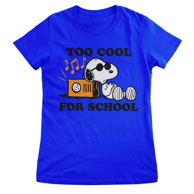 Peanuts - Snoopy - Too Cool For School Women T-Shirt