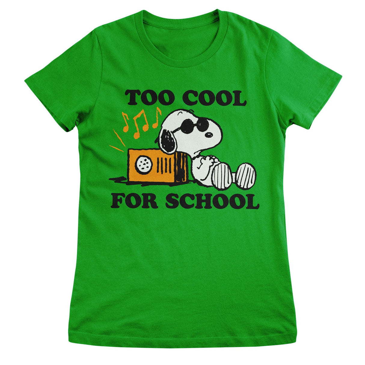 Peanuts - Snoopy - Too Cool For School Women T-Shirt