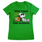 Peanuts - Snoopy - Too Cool For School Women T-Shirt