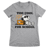 Peanuts - Snoopy - Too Cool For School Women T-Shirt