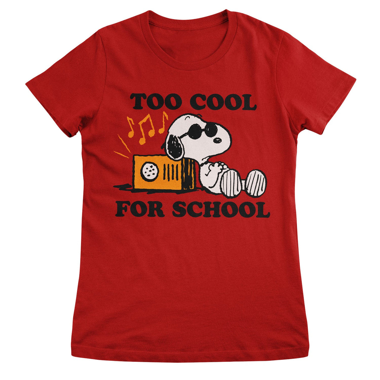 Peanuts - Snoopy - Too Cool For School Women T-Shirt