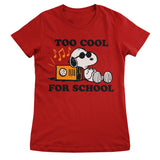 Peanuts - Snoopy - Too Cool For School Women T-Shirt