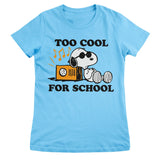 Peanuts - Snoopy - Too Cool For School Women T-Shirt