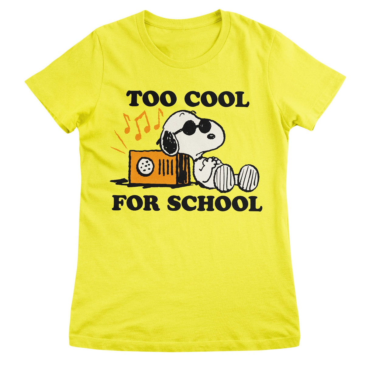 Peanuts - Snoopy - Too Cool For School Women T-Shirt