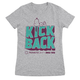 Peanuts - Kick Back Social Club Women T-Shirt featuring the Kick Back Social Club Women T-Shirt design