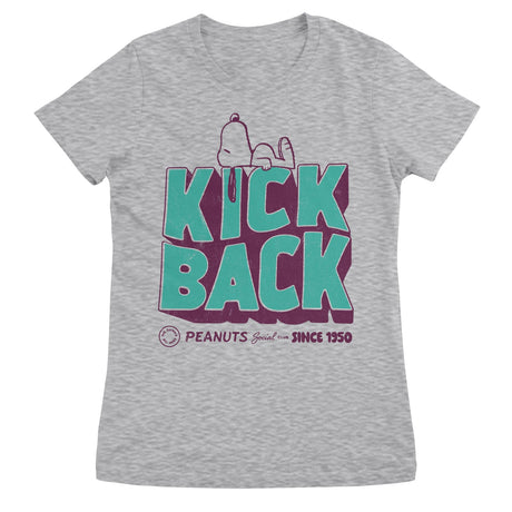 Peanuts - Kick Back Social Club Women T-Shirt featuring the Kick Back Social Club Women T-Shirt design
