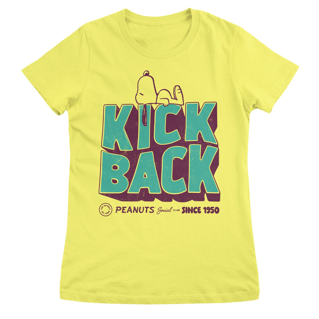 Peanuts - Kick Back Social Club Women T-Shirt