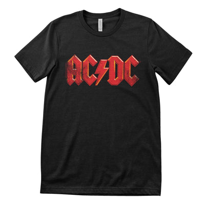 AC/DC - Distressed Logo Mens T-Shirt