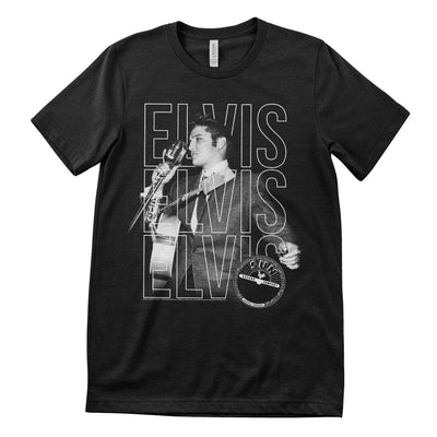 Elvis Presley - Elvis Elvis Elvis Mens T-Shirt