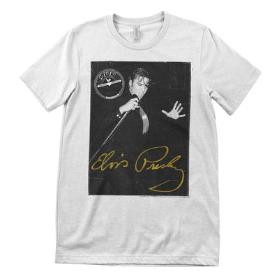 Elvis Presley - Golden Signature Mens T-Shirt