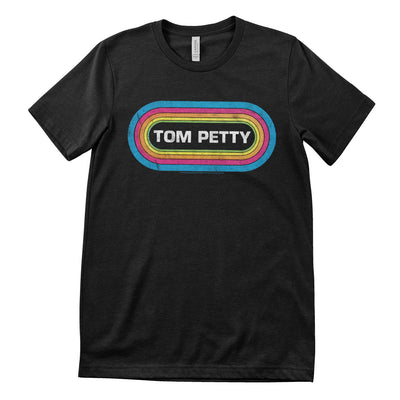 Tom Petty & The Heartbreaker - Tom Petty Retro Logo Mens T-Shirt