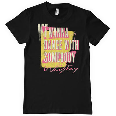 Whitney Houston - I Wanna Dance With Somebody Washed Mens T-Shirt