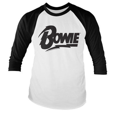 David Bowie - Logo Baseball Long Sleeve T-Shirt