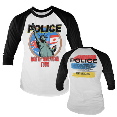 The Police - North American Tour Baseball Long Sleeve T-Shirt