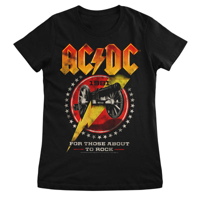 AC/DC - 1981 For Those About To Rock Women T-Shirt