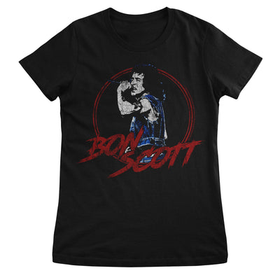 Bon Scott - Live Women T-Shirt